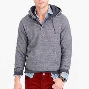 SOLD 🤍 J Crew Hooded Henley Sweatshirt Vintage
